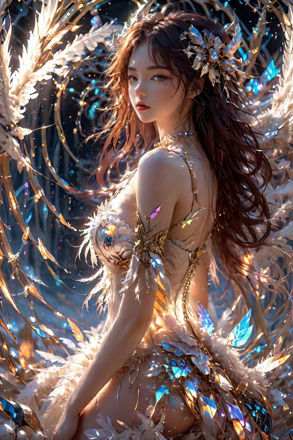 1girl, bangs, blue sky, breasts, choker, cleavage, collarbone, day, MULTICOLORED eyes, hair over breasts, hairband, horns, long hair, looking at the beholder, locks, large breasts, naked, mouth,((( MULTICOLORED) )) ,sky, ground, solo focus, straight hair, upper body, very long hair, hair band, highlights, zero two \(darling in the franxx\), skin, realistic, (((FULL BODY ) )),( ((HORN ))), CHEST,
photon mapping
more details
16k, HDR, CG, 3D, maintain maximum image detail, photography, high resolution, anti-aliasing, cinematic, zero two, anime figurine Mecha, Mecha, anime style, realism, mecha\(hubggirl)\, Fire Angel Mecha, energetic light particle mecha, zero diffusion two ponies, robot, more details XL, cinematic style,(((SEXY)))(((HAIR PINK))),机甲,c=Cybernetics,((( NSFW))),( ((FULL NUDE BODY))),(((NUDE))),(((COMPLETELY NUDE))),mecha,extremely detailed, crystallization, crystals, holographic, fragments, style, concept, BugCraft