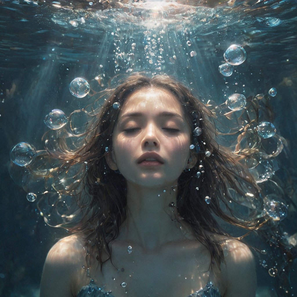 japanese girl,underwater,eyes closed,loose hair,some petals and leaves float on the water surface, (close_up),
light leaks,many bubbles underwater,
Extremely high-resolution details,photographic,realism pushed to extreme,fine texture,incredibly absurdres,absurdres,masterpiece,Extremely high-resolution details,realism pushed to extreme,fine texture,,,,Hyperrealism style,,