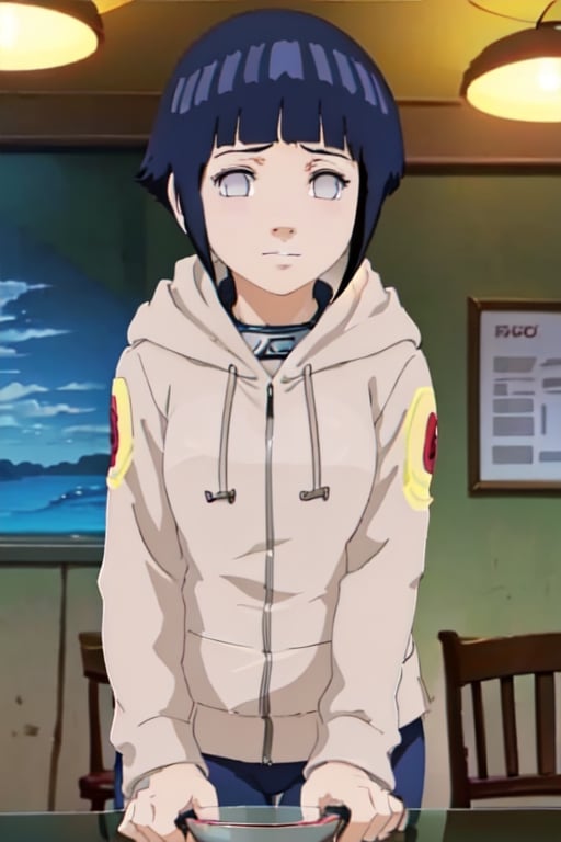 1girl,best quality, masterpiece, highres,looking at viewer,front_view,facing_viewer,

hinata,blunt_bangs,short hair,jacket,hoodie,long_sleeves,grey jacket,indoors,upper_body