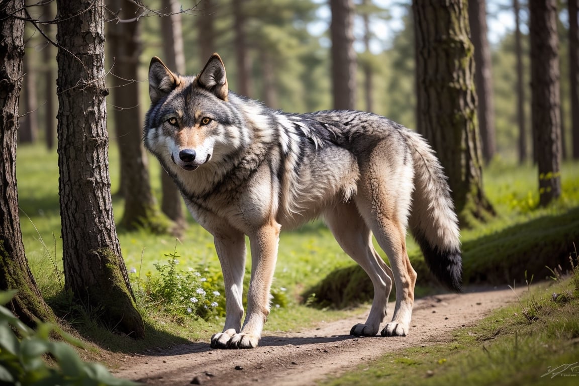 random picture of a wolf in nature


