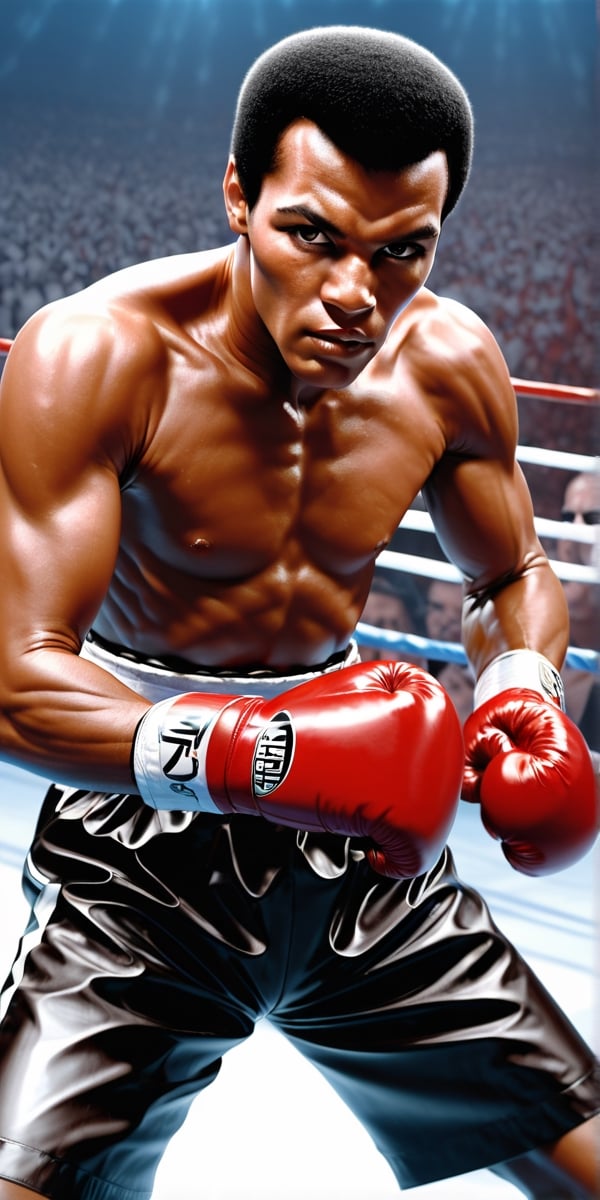 (+18) ,
Mohamed Ali, 
  sharp focus, concept art, ,Leonardo style 