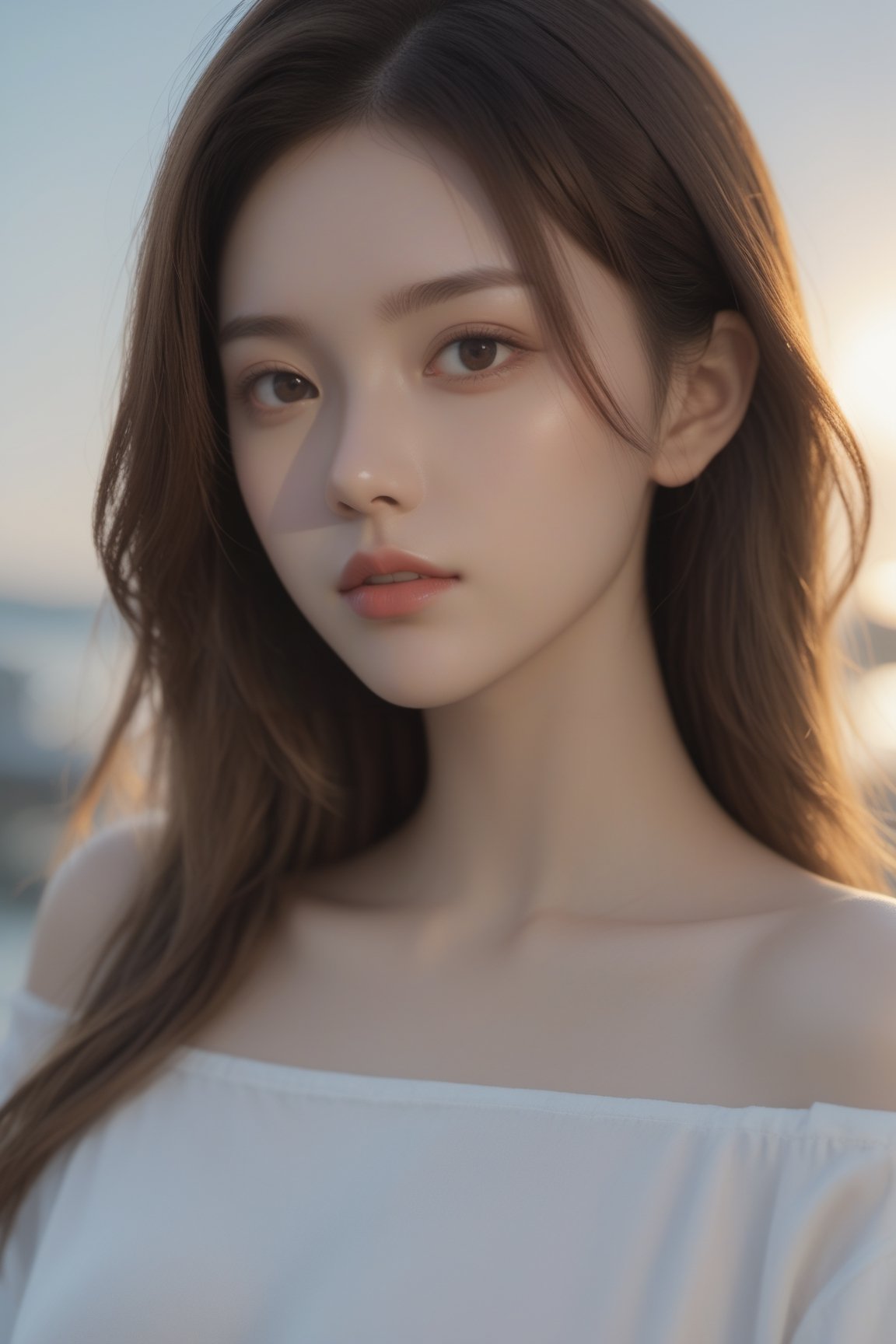 nikon RAW photo,8k,Fujifilm XT3,masterpiece,best quality,realistic,photorealistic,ultra detailed,extremely detailed face,reflection light,cinematic lighting,1girl,white color,Sony Alpha 1, Sony FE 16-35mm f/2.8 GM, sharp focus, highly detailed, rich colors, vibrant colors, trending on Artstation, 4k,xxmix girl,photo r3al