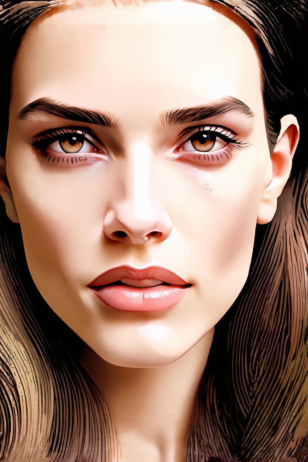 highly detailed woman portrait.