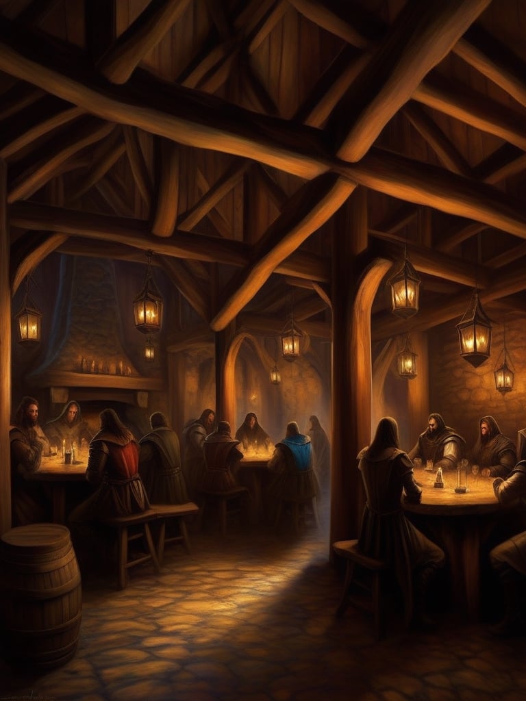 (oil painting), (super detailed Fantasy Medieval/Tavern), one floor full of people battleing, i can't believe how beautiful this is, super detailed characters, ,more detail XL,StdGBRedmAF,3D,DonMn1ghtm4reXL,ink ,Leonardo Style