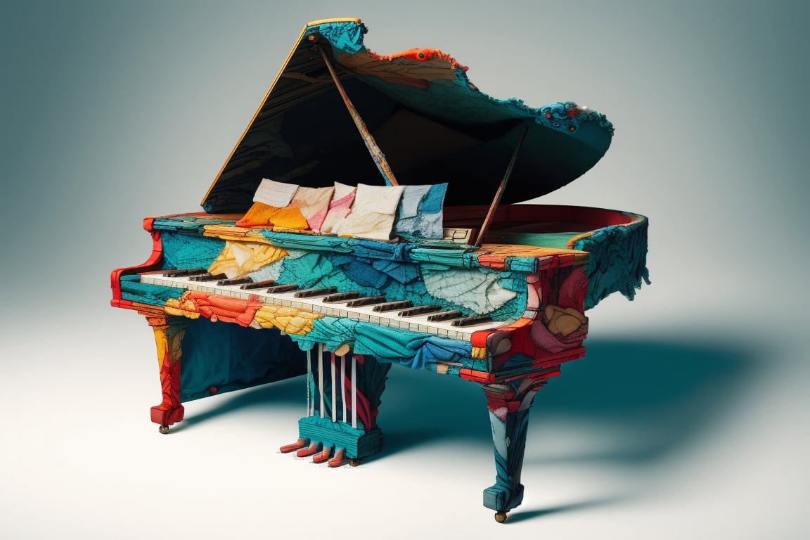 piano,fabric