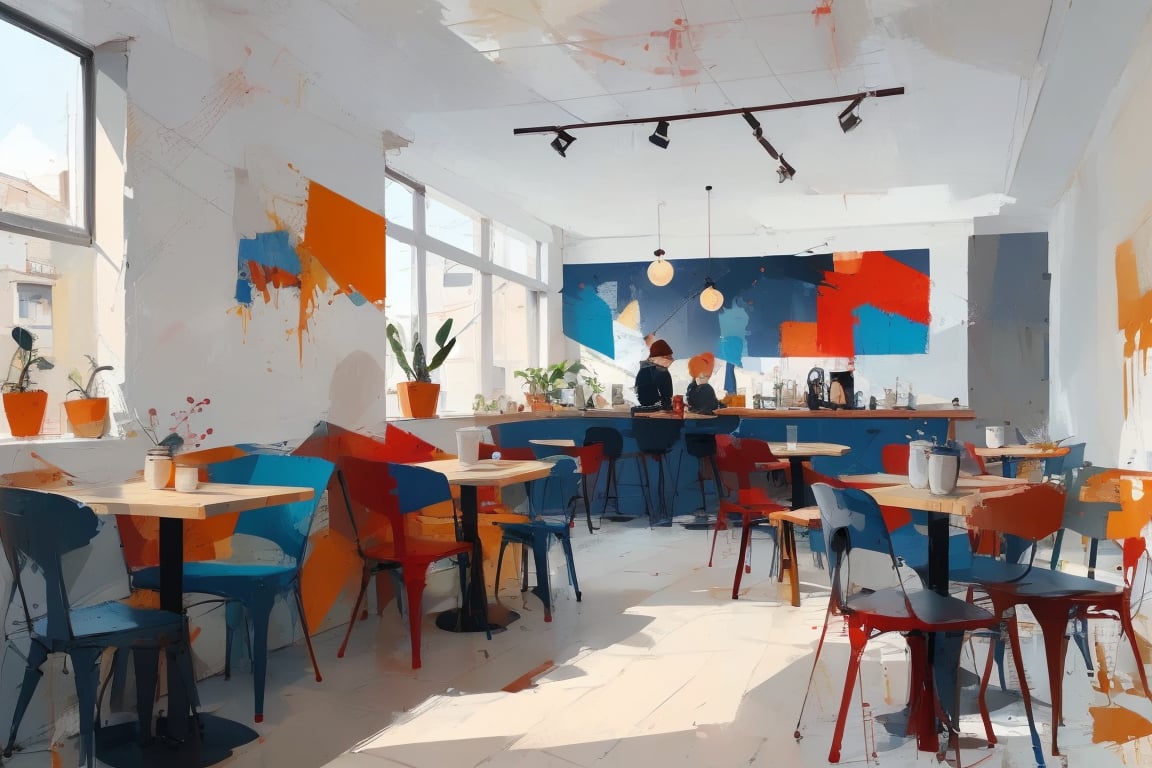 coffee shop,colorart