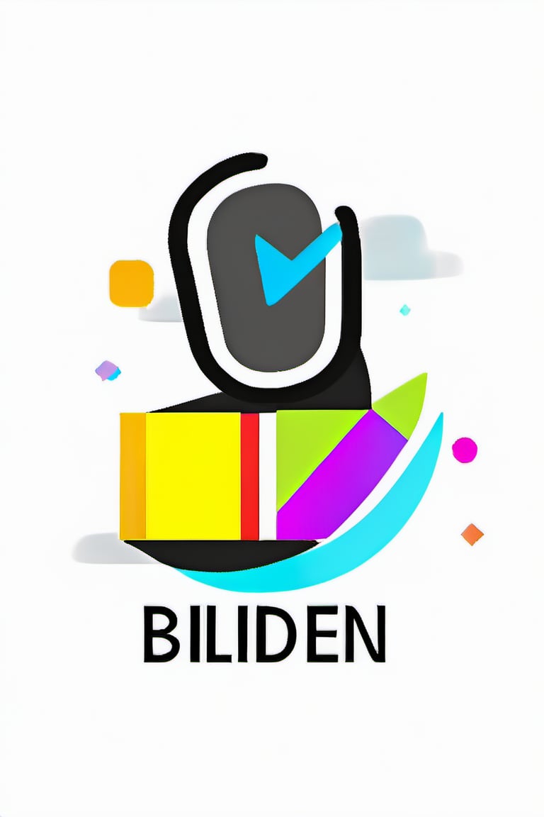 concept art Minimalism \(icon\),Black theme,Biden,colorful,best quality, . digital artwork, illustrative, painterly, matte painting, highly detailed