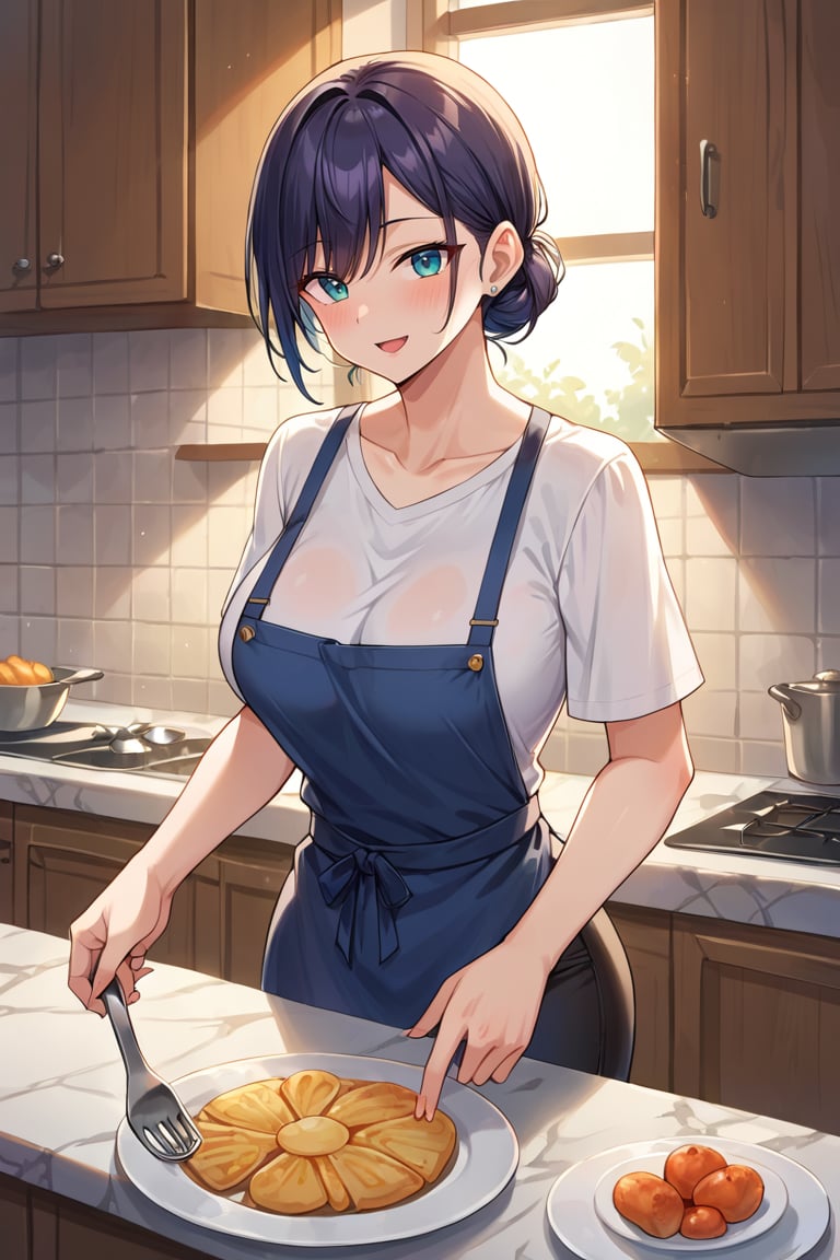  score_9, score_8_up, 1girl, masterpiece, kitchen