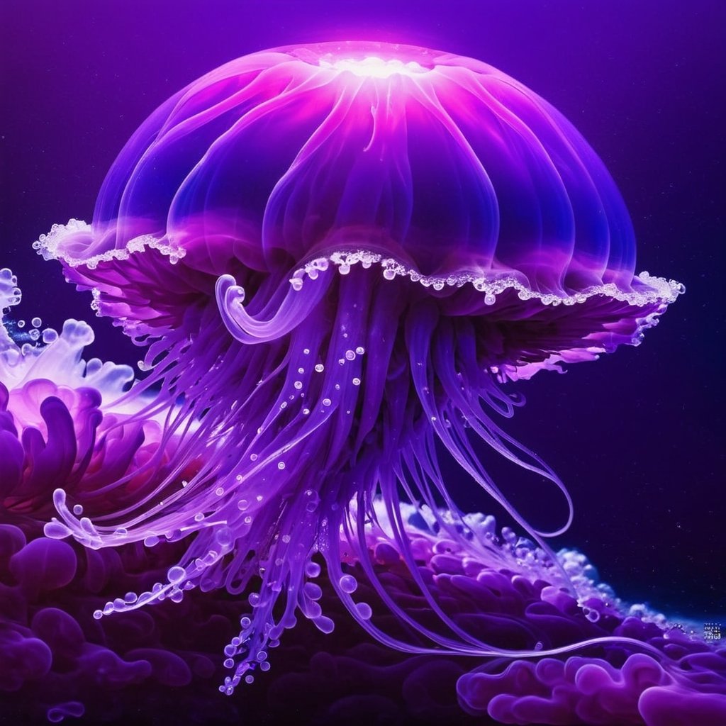 purple lava jellyfish veiny 