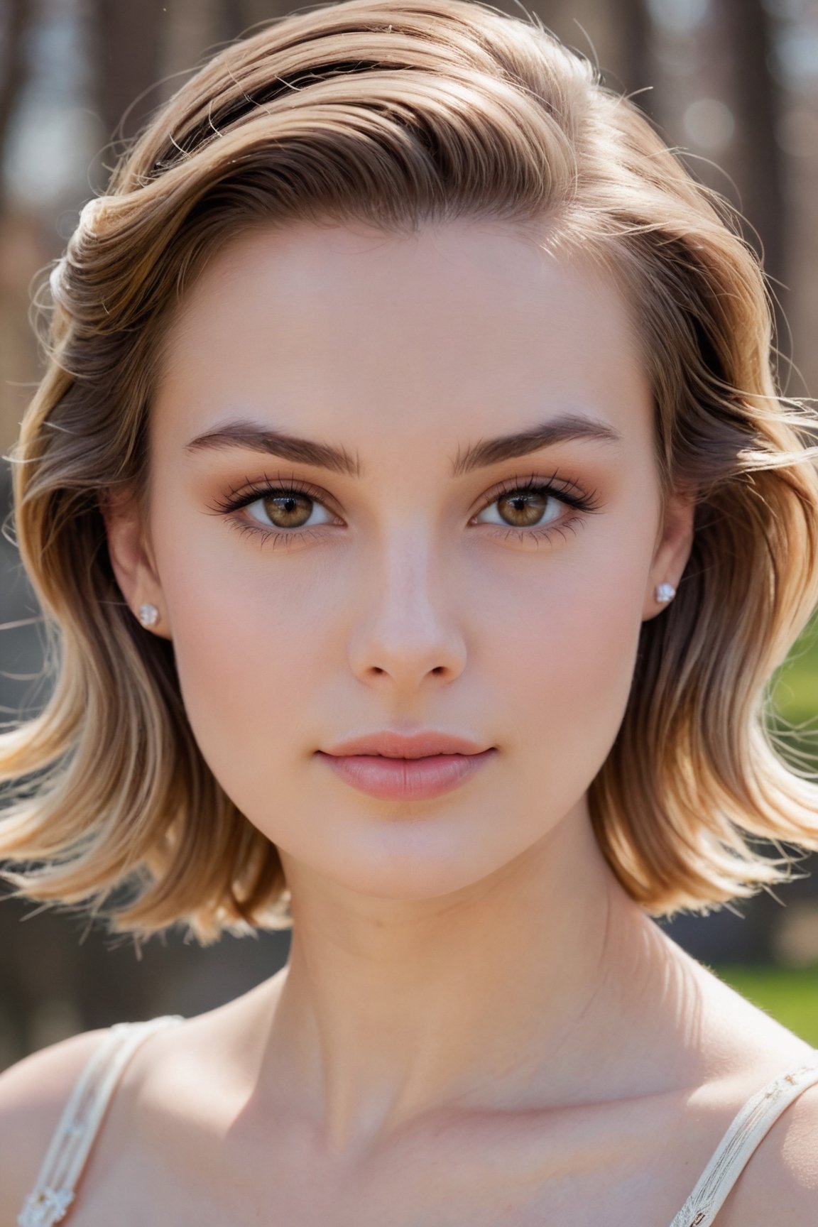 headshot,Nudity,Naked,Nude,No Clothes,Brown with streaks hair,face similar to Grace Kelly,Russian,pale skin,Balayage Hairstyle,Neutral eyeshadow makeup,21 year old,Boyish_normal_breasts,headshot,Sunny Day Spring,Posing for a photo

