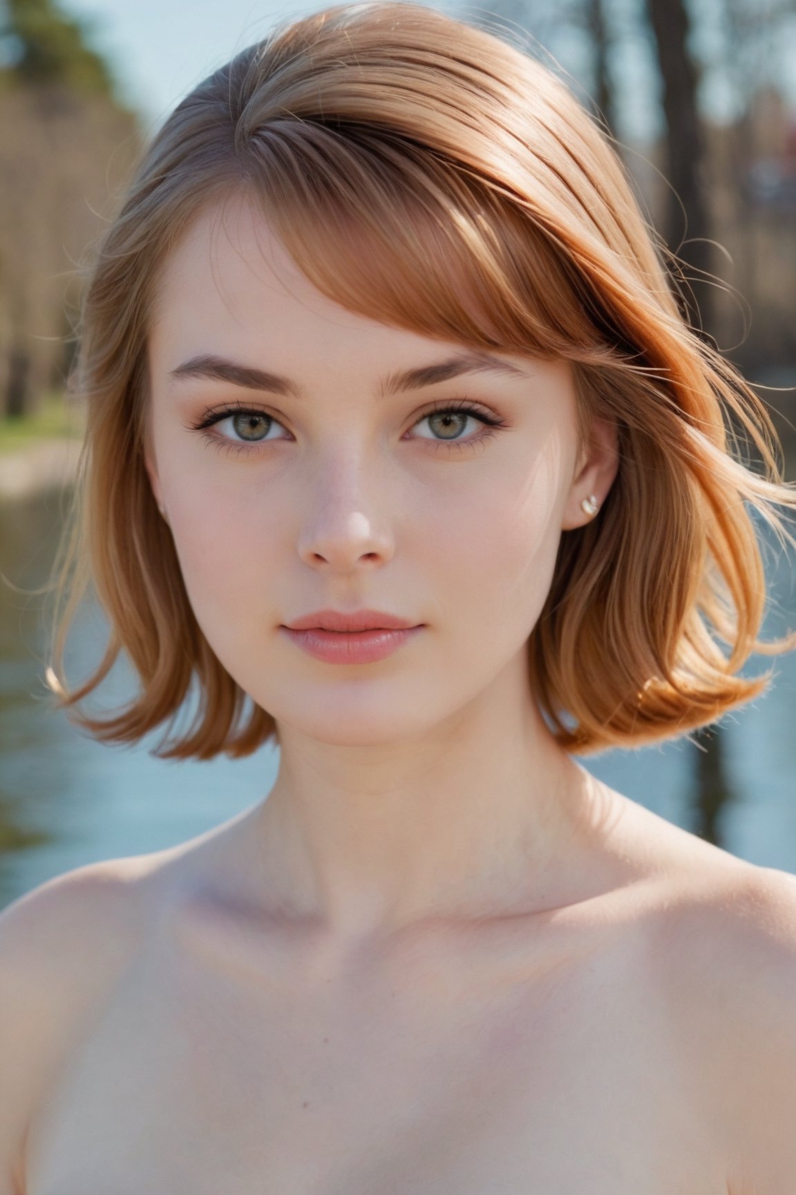 headshot,Nudity,Naked,Nude,No Clothes,Caramel hair,face similar to Grace Kelly,Russian,pale skin,Bangs Hairstyle,No-makeup makeup,21 year old,Boyish_normal_breasts,headshot,Sunny Day Spring,Posing for a photo



