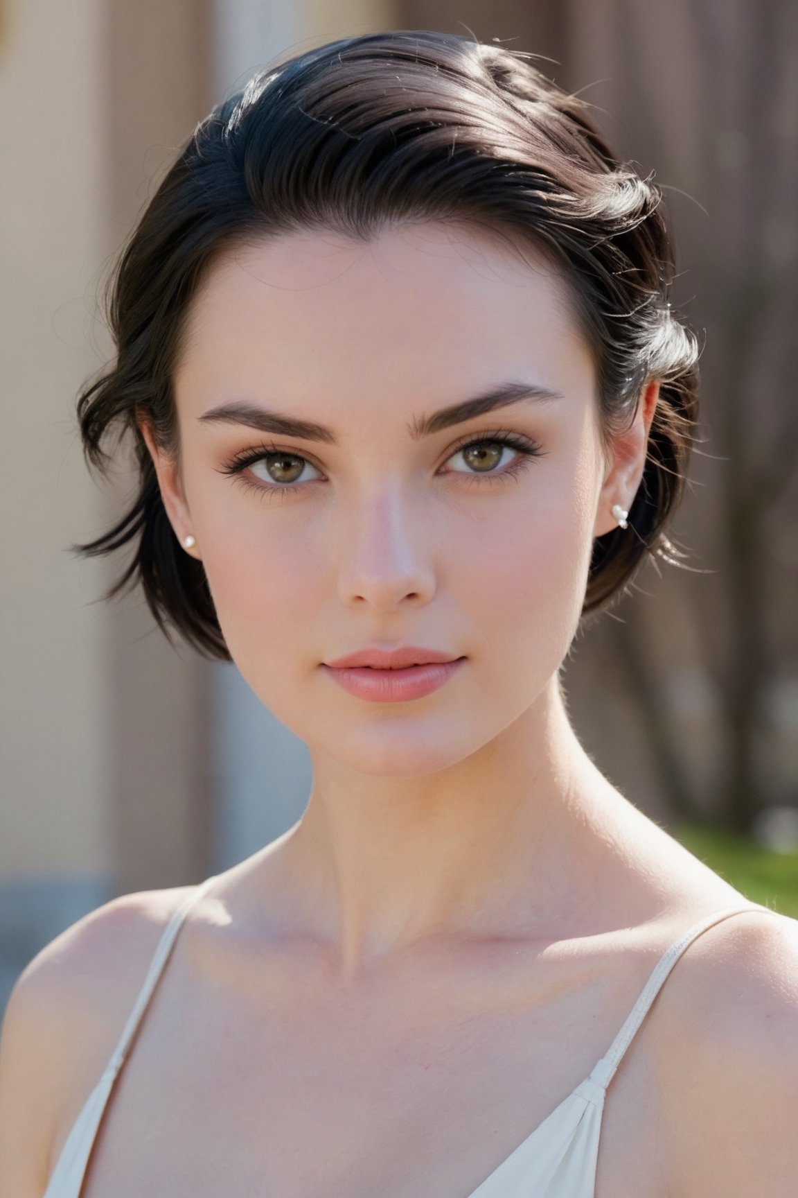 headshot,Nudity,Naked,Nude,No Clothes,Raven black hair,face similar to Grace Kelly,Russian,pale skin,Easy hairstyle,Sun-kissed cheeks makeup,21 year old,Boyish_normal_breasts,headshot,Sunny Day Spring,Posing for a photo


