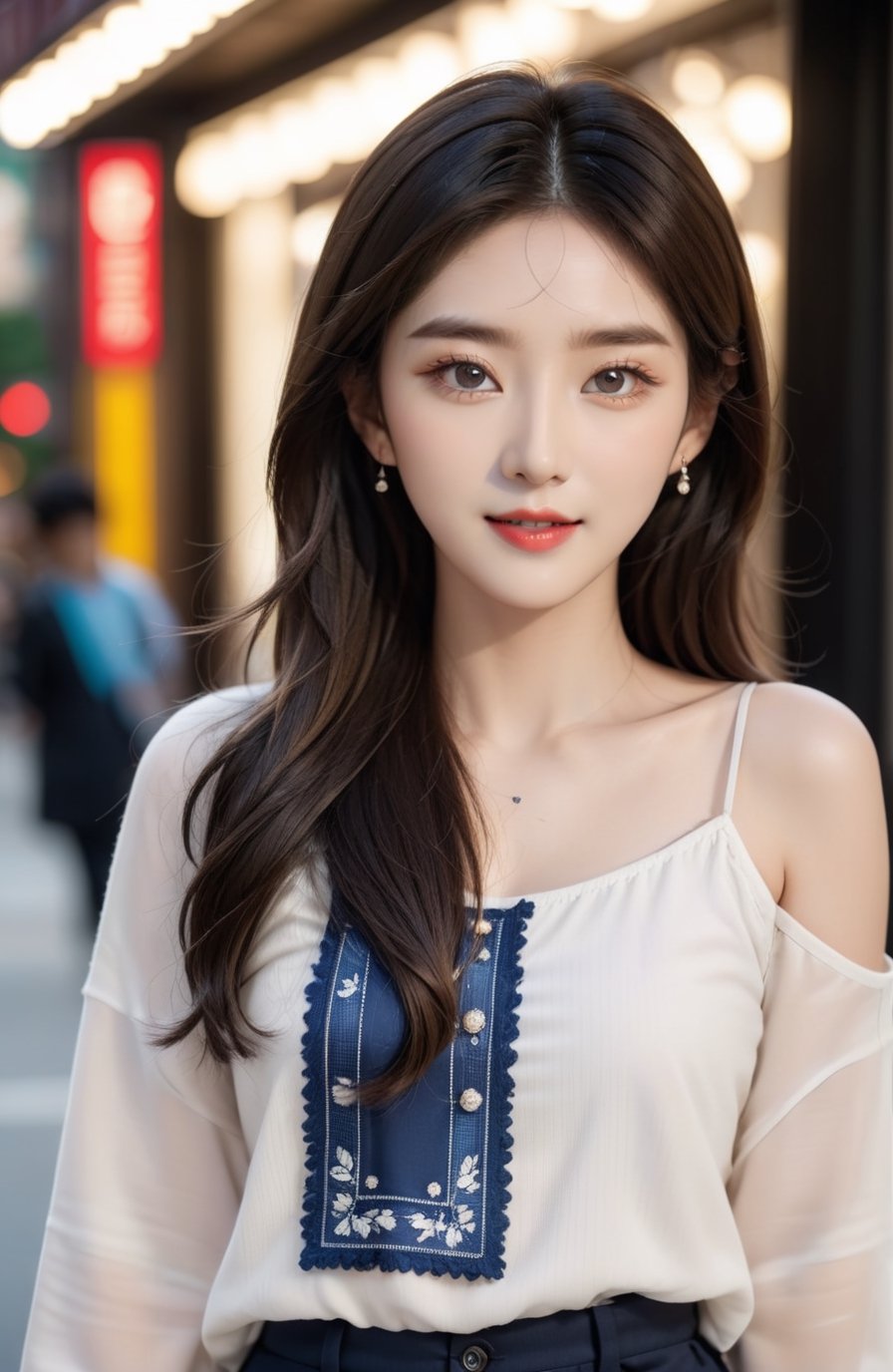 (1 22yo Korean star style), best quality, 8k, masterpiece, focus, perfect body beauty, highly detailed face and skin texture, delicate eyes, double eyelids, whitened skin,  Young beauty spirit, (bright smile), 
((The hair style and color is random, the necklace is random, the earrings are random, clothes style and color is random,  and the shoes are random, pose is random)). ((The background is to random New York's representative tourist destinations)), 
Ultra-clear, ultra-detailed, ultra-realistic, ((full body shot)), ,LinkGirl,real_booster,Perfect skin,korean girl,Pakistani Model,Wonder of Beauty