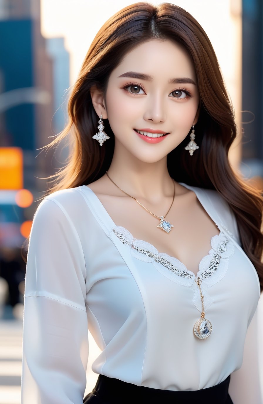 (1 22yo beauy girl), best quality, 8k, masterpiece, focus, perfect body beauty, highly detailed face and skin texture, delicate eyes, double eyelids, whitened skin,  Young beauty spirit, (bright smile), 
((The hair style and color is random, the necklace is random, the earrings are random, clothes style and color is random,  and the shoes are random, pose is random)). ((The background is to random New York's representative tourist destinations)), 
Ultra-clear, ultra-detailed, ultra-realistic, ((full body shot)), ,real_booster,Perfect skin,Pakistani Model,cutegirlmix