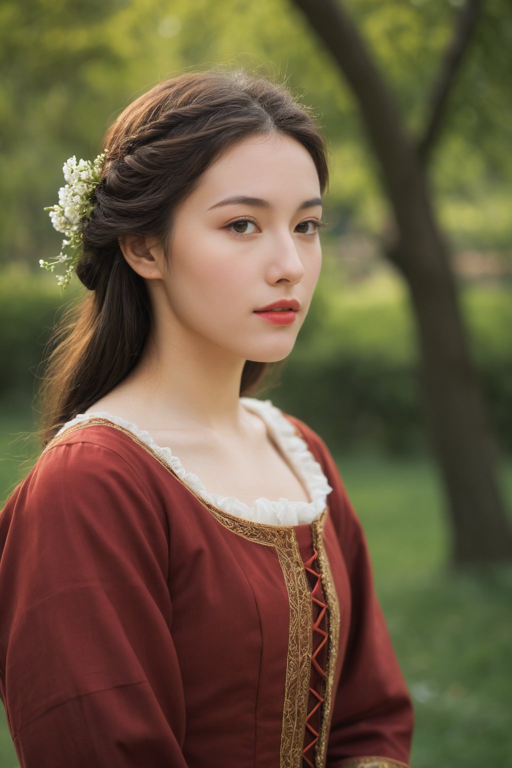 photorealistic,Extremely Realistic,in depth,cinematic light,hubggirl,

BREAK 
A shepherdess, in the style of the Renaissance, exuding elegance amidst pastoral beauty. (masterpiece, top quality, best quality, official art, beautiful and aesthetic:1.2), (1girl:1.4), portrait, extreme detailed, highest detailed, simple background, 16k, high resolution, perfect dynamic composition, bokeh, (sharp focus:1.2), super wide angle, high angle, high color contrast, medium shot, depth of field, blurry background,impressionist painting,

BREAK 
perfect hands, perfect lighting, vibrant colors, intricate details, high detailed skin, intricate background, 
realistic, raw, analog, taken by Canon EOS,SIGMA Art Lens 35mm F1.4,ISO 200 Shutter Speed 2000,Vivid picture,More Reasonable Details