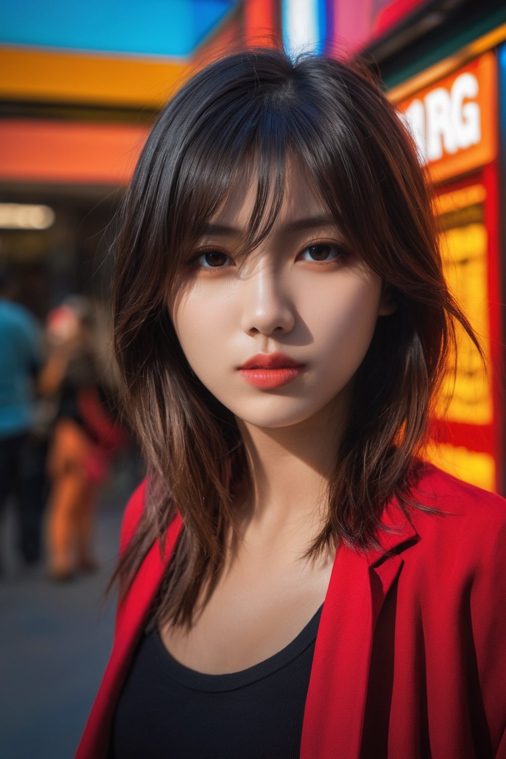 HUBGGIRL,1girl, Extremely beautiful girl,

HDR, Vibrant colors, surreal, highly detailed, masterpiece, ultra high res, high contrast, mysterious, cinematic, Film style