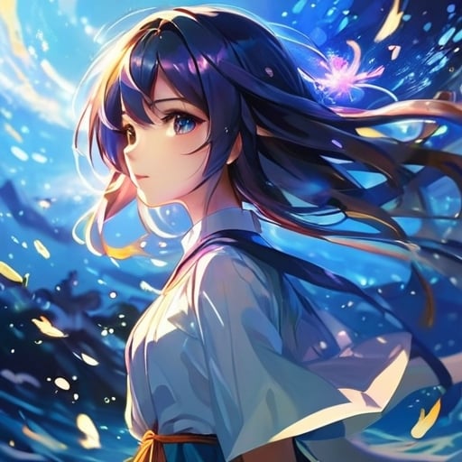 In a flurry of vibrant colors, the anime girl raised her slender hand, glowing with an otherworldly energy. Sparkling particles danced around her fingertips before erupting into a mesmerizing display of power. With a determined look in her eyes, she unleashed a wave of energy, crackling and pulsating with raw strength.

The aftermath was a breathtaking scene of both awe and wonder. The once calm surroundings were now tinged with the aftermath of her abilities—the air shimmered with residual energy, wisps of light floating like fireflies in the night. Objects nearby seemed to have a gentle aura around them, as if touched by the remnants of her power.

The girl herself stood amidst the aftermath, a mix of exhaustion and triumph etched across her face. Her powers had left a mark on the environment, showcasing both their beauty and their impact.