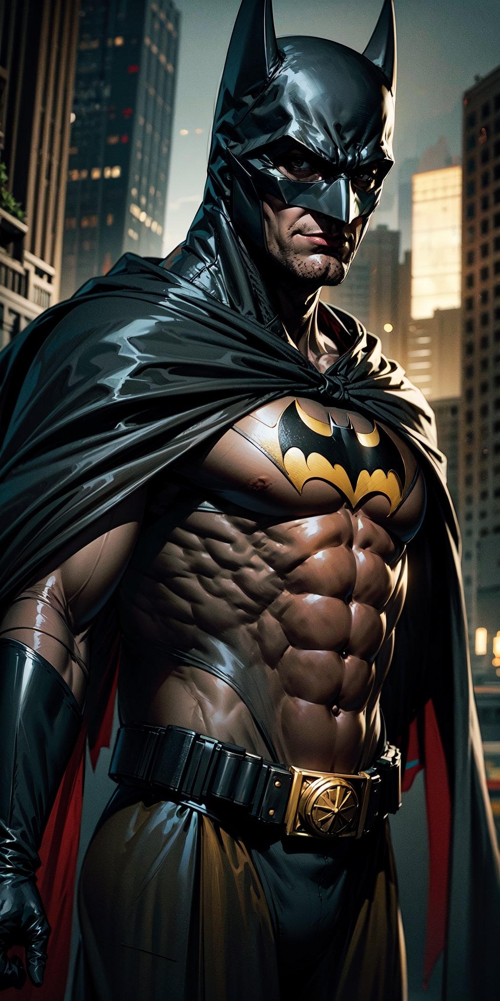 batman, classic costume,man with batman costume mask and cape