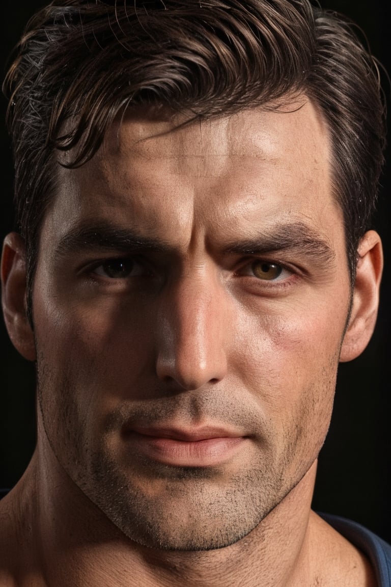 (Photorealistic 8K), (Masterpiece, Best Quality, Highest Detail), slim handsome male as character superman, perfect detailed, facial features are flawless - dark brown hair with undercut hairstyle, An aura of mystery, confidence and raw sensuality surrounds him. Render with unparalleled photorealistic precision using an insanely high detail 3D model and the mastery of lighting/shadow interplay, Employ intricate texture work, subsurface scattering, volumetric lighting and believable physics-based rendering for a hyperreal, flawless output on par with world-class CGI, full body view