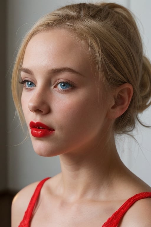 The model's bust is composed entirely of pieces of multi-colored hard candy stacked together. Her facial features are stylized with different flavors and colors of candy - red lips, blue eyes, yellow hair. A few pieces come loose and dangle down, about to drop off. It's a sweet, playful and whimsical interpretation of her portrait. (RAW photo, best quality),(realistic, photo-realistic:1.3), clean, masterpiece,finely detail,masterpiece,ultra-detailed,highres,(best illustration),(best shadow),intricate, bright light,realistic,SD 1.5