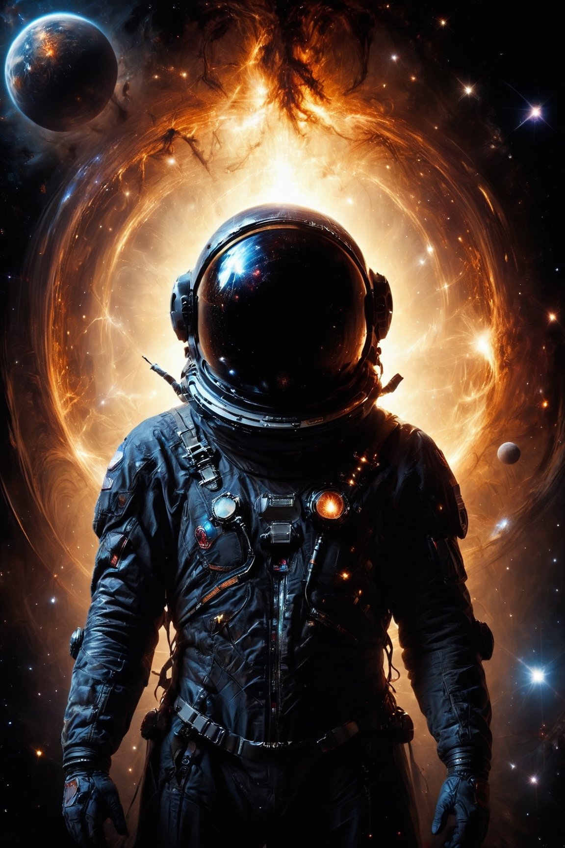 universe,astourant,spacesuit, blackhole