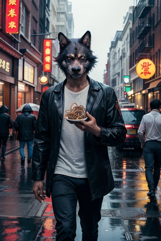 I saw werewolf with a Chinese menu in his hand
Walking through the streets of SoHo in the rain
He was looking for the place called Lee Ho Fooks
For to get a big dish of beef chow mein
Ah-hoo, werewolves of London
Ah-hoo