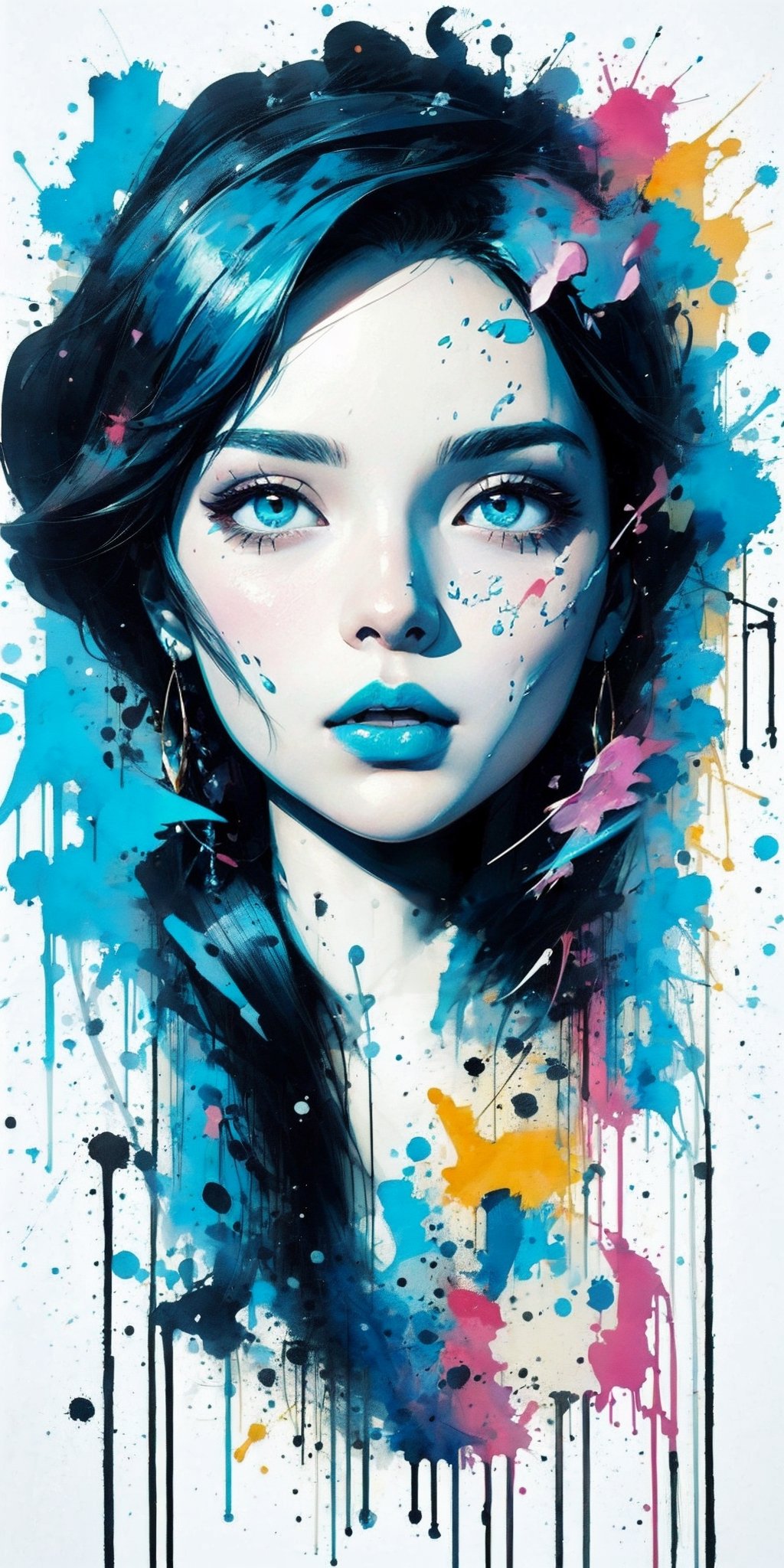 graffitiStyle
Portayal of an amazingly beautiful woman in graffiti style. Black and white colors prevails. Aqua eyes stand out. Picture should be urbanistic and elegant. By Conrad Roset style. Point of view, High quality, 8K resolution, ultra HDR.highres,graffitiStyle,city,Anime