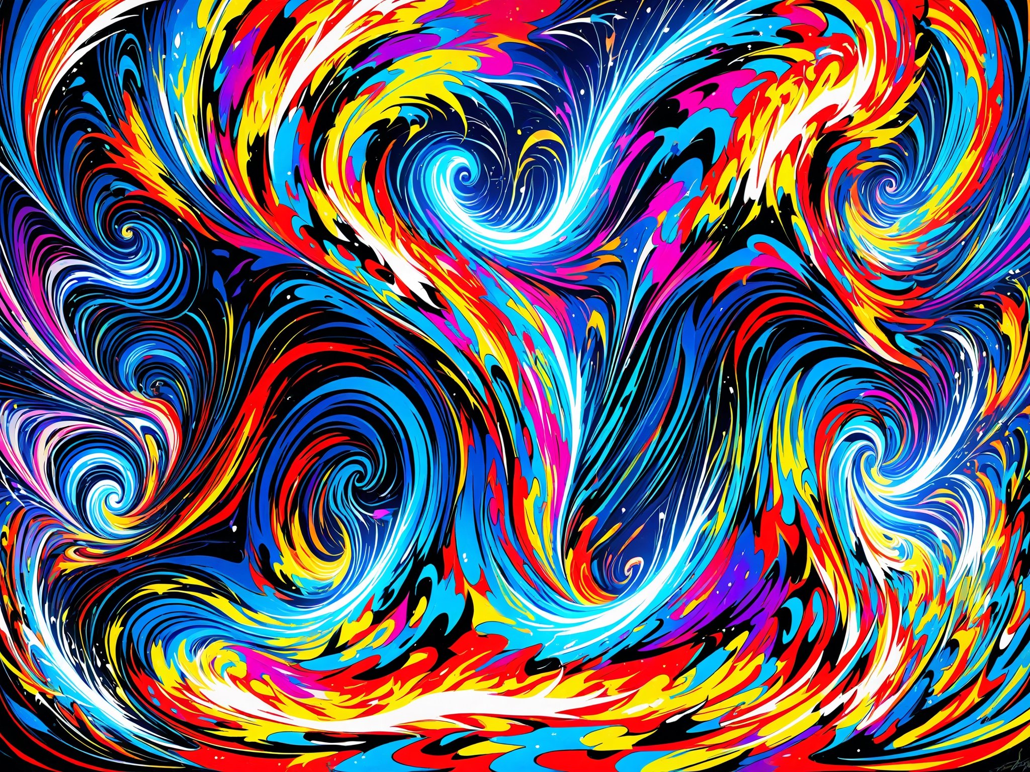 The multi-verse unfolds before you like an origami nightmare in reverse, collapsing and expanding at the same time, thunderous waves of psychedelic seismic space energy pulse and churn as a vortex of madness takes indescribable form, a truly breathtaking sight to behold like a hurricane of colors and a tornado of lightning and fire collided at full speed force and we are in the eye of the psychedelic swirling chaotic colorswirling trippy tempest, everything is so energized its vibrating everything everywhere is all squiggly distorted vibratory visual effects, populate the swirling insanity with crazy things trapped in the vortex like in that movie twister but way more insane fucked up shit, ultra colors, hyper sky, incredibly intricate intense almost nauseating constant motion and vibratuon and too many too bright colors, in Jesus christ name we pray, absurdres amen 