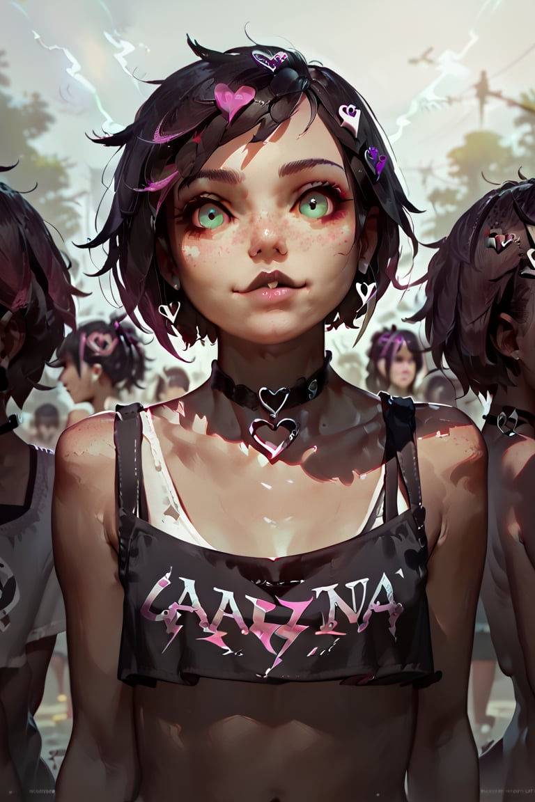 score_9, score_8_up, score_7_up, emo girls , cute face, dark skin, heart choker, freckles, depth of field, natural lightning, orgy, big tits, lesbians,concept art, realistic,Expressiveh,dark theme