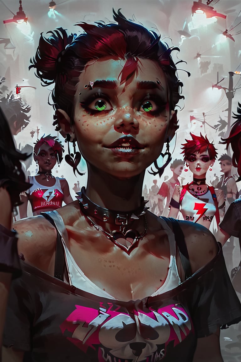 score_9, score_8_up, score_7_up, emo girls , cute face, dark skin, heart choker, freckles, depth of field, natural lightning, orgy, big tits, lesbians,concept art, realistic,Expressiveh,dark theme