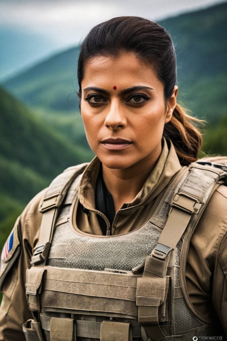  (Extremely sexualized  high quality close-up photograph of Kajol  , tall fleshy figure ,Full body shot , toned curvy figure )Cinematic Grave Raider, An ultra-detailed hyper-realistic photograph of a very beautiful  45-year-old Tomb Raider woman looking directly at the viewer with a slight smile, face cam,  (cheveux blond), yeux clairs, American Aesthetics, cheveux longs, Nuit, Sinueuse, Belles courbes, Army medic Aesthetics, T-shirt blanc, Focus on details, style Semi Impasto, peinture mate, atmospheric, rougeoyant, dramatic lighting, beaux yeux, eyes symmetrical, Des yeux parfaits, par Magali Villeneuve, wet, humide, reflection, (Masterpiece) ( Proportions parfaites) (Realistic photos) (Highest quality) (detail) photo prise par Canon EOS R5, Objectif 50mm, f/2.8, Hdr, (8k) (wallpaper) (movie lighting) (dramatic lighting) (mise au point nette) (complexe) mode, Special Forces Medic, Capitaine, U.S. Army, , Au combat, Multicam, convenir, Camouflaged, Multicam, American Patter, peau couverte, Special Forces, combat zone, Team Leader, Capitaine, U.S. Army, officier, Special Forces Medic, Green Berets, explosions, battle damage, Manutentionnaire K-9, Manutentionnaire allemand Shephard,