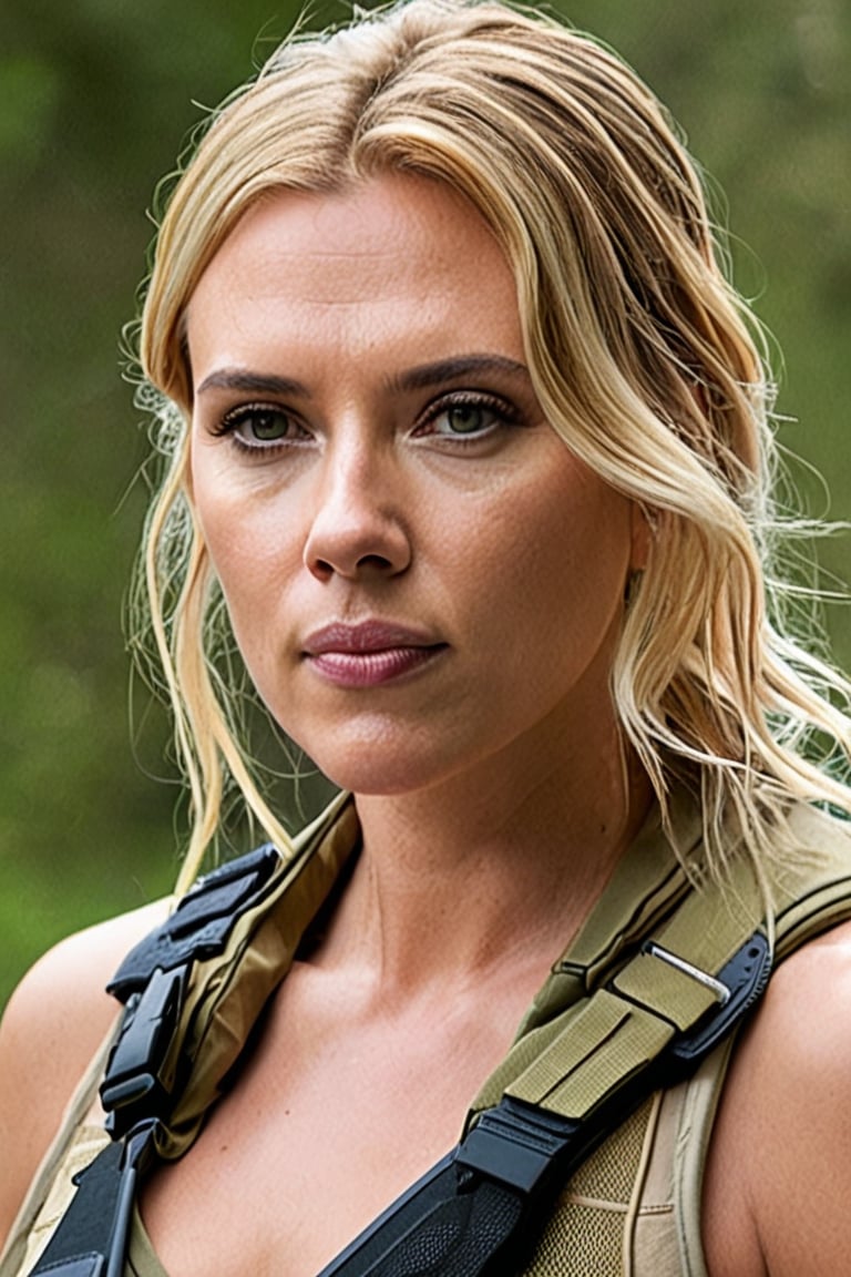  (Erotic high quality close-up photograph of Scarlett Johansson, very tall sexualized  figure , nugr breasts   , tall fleshy figure ,Full body shot , toned curvy figure )Cinematic Grave Raider, An ultra-detailed hyper-realistic photograph of a very beautiful  45-year-old Tomb Raider woman looking directly at the viewer with a slight smile, face cam,  (cheveux blond), yeux clairs, cheveux longs, Nuit, Sinueuse, Belles courbes, T-shirt blanc, Focus on details, style Semi Impasto, peinture mate, atmospheric, rougeoyant, dramatic lighting, beaux yeux, eyes symmetrical, Des yeux parfaits, par Magali Villeneuve, wet, humide, reflection, (detail) photo prise par Canon EOS R5, Objectif 50mm, f/2.8, Hdr, (movie lighting) (natural  lighting) (mise au point nette) (complexe) mode, Au combat, Multicam, convenir, Camouflaged, Multicam, American Patter, peau couverte, Special Forces, combat zone, Team Leader, Capitaine, Green Berets, explosions, battle damage, Manutentionnaire K-9, Manutentionnaire allemand Shephard