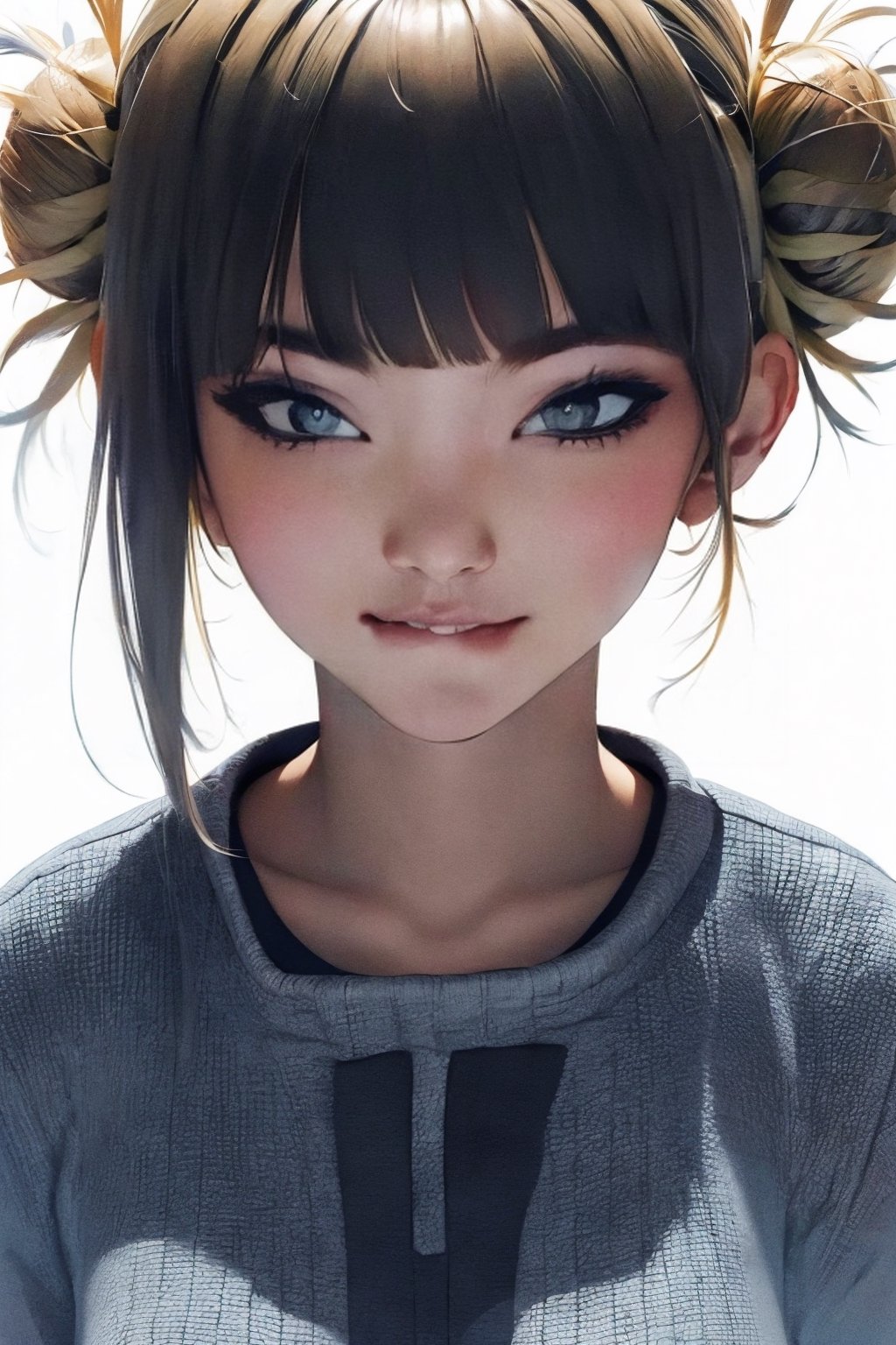 HimikoT, ultra detailed 8k cg, Toga Himiko, seductive, wide view , perfect eyes 