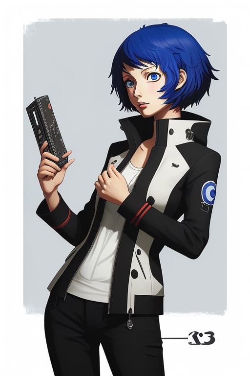 girl, masterpiece, illustration, aegis ( persona 3 )