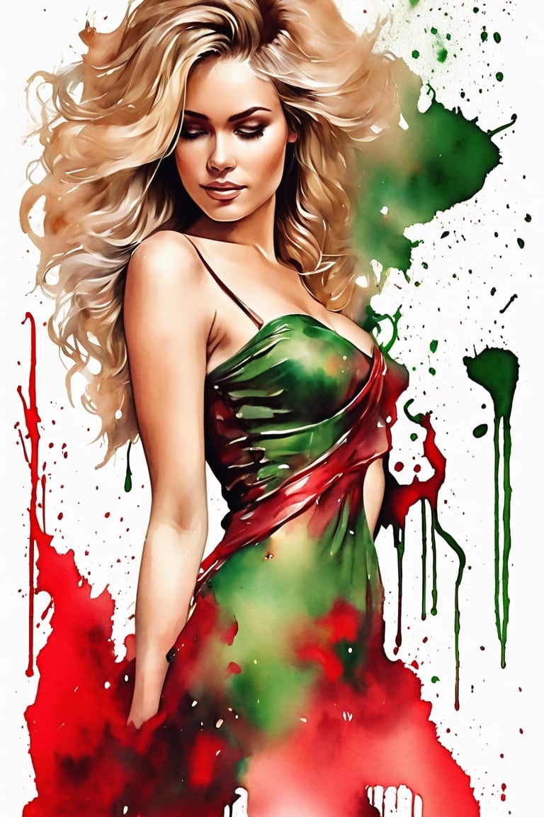 oil paint, ,style pierre farel style cuba series,1 swedish girl, big breasts, blonde hair, red dress, cleavage, light golden skin, red dress, female is very sexy dressed and very sensual, realistic green eyes, realistic hands, side view turning her head to the camera and smiles sulltry,Jeri Ryan ,niji5,Face makeup,Flat vector art,full_body_shot, hairstyle: long open big curls ,Apoloniasxmasbox,Extremely Realistic,virgin destroyer sweater,oil paint ,naked ,naked_towel, sticker
