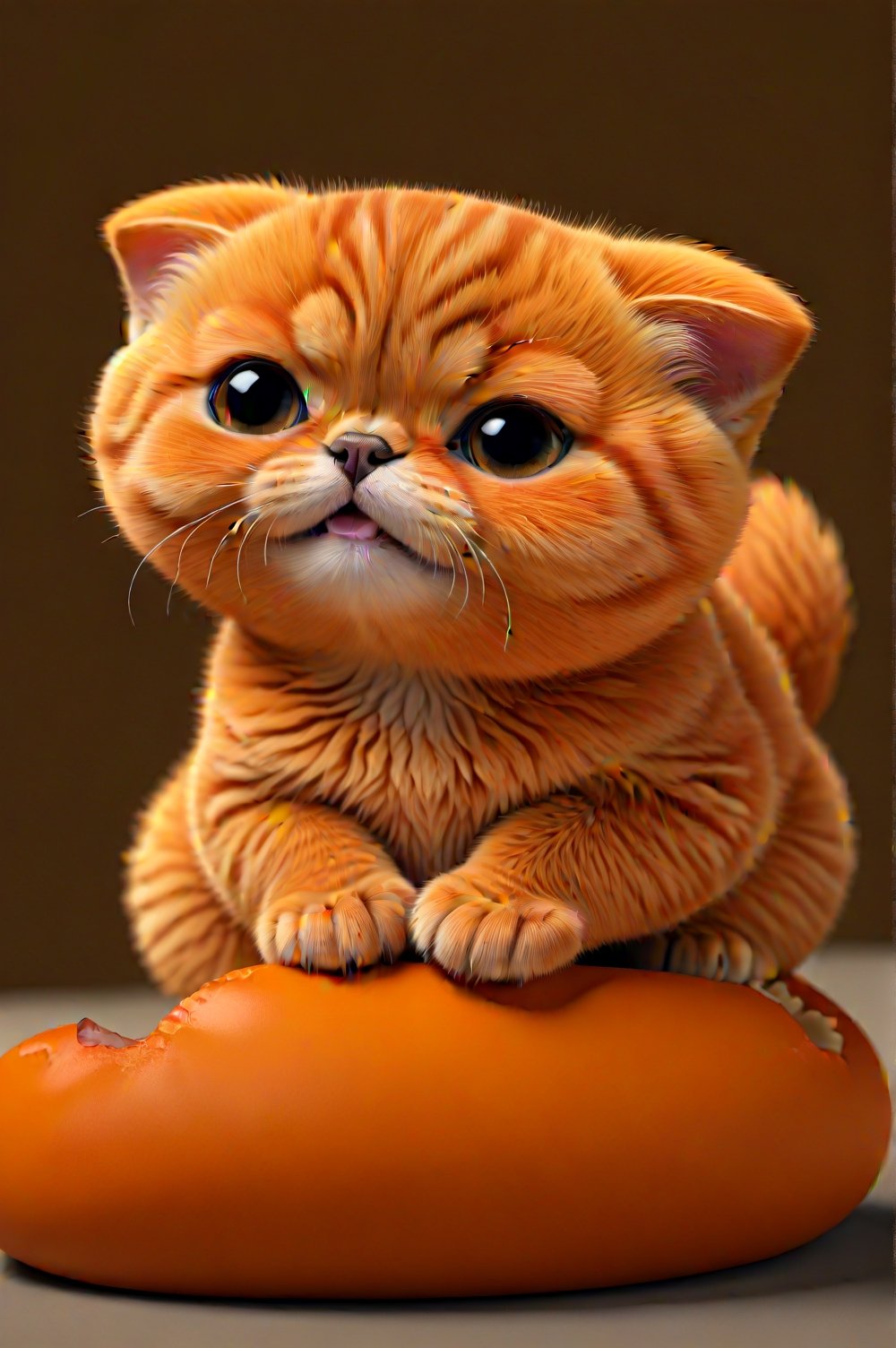 3d baby chubby cute orange Scottish Fold cartoon, ultra hd, realistic, vivid colors, highly detailed, UHD drawing, pen and ink, perfect composition, beautiful detailed intricate insanely detailed octane render trending on artstation, 8k artistic photography, photorealistic concept art, soft natural volumetric cinematic perfect light,<lora:659095807385103906:1.0>,<lora:659095807385103906:1.0>