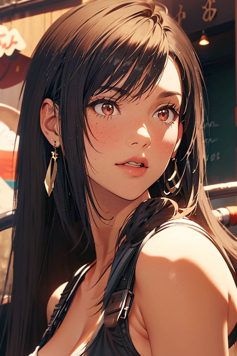 Midjourney,Digitalart Tifa in sunglasses ,TIFA