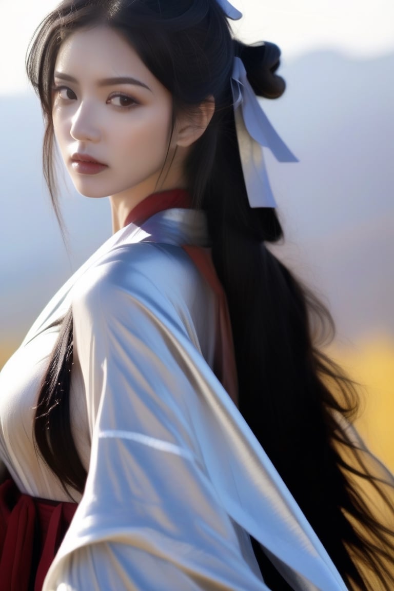 (RAW photo, best quality, masterpiece, ultra-detailed, high res), (realistic),(extremely delicate and beautiful:1), mesmerizing picture of beautiful girl with long black hair,, ((wearing a long silver satin cape tied at the neck with a ribbon:1.20)) , silver top and short skirt , highly detailed, extremely high-resolution details, photographic, realism pushed to extreme, fine texture, 4k, ultra-detailed, high quality, high contrast 