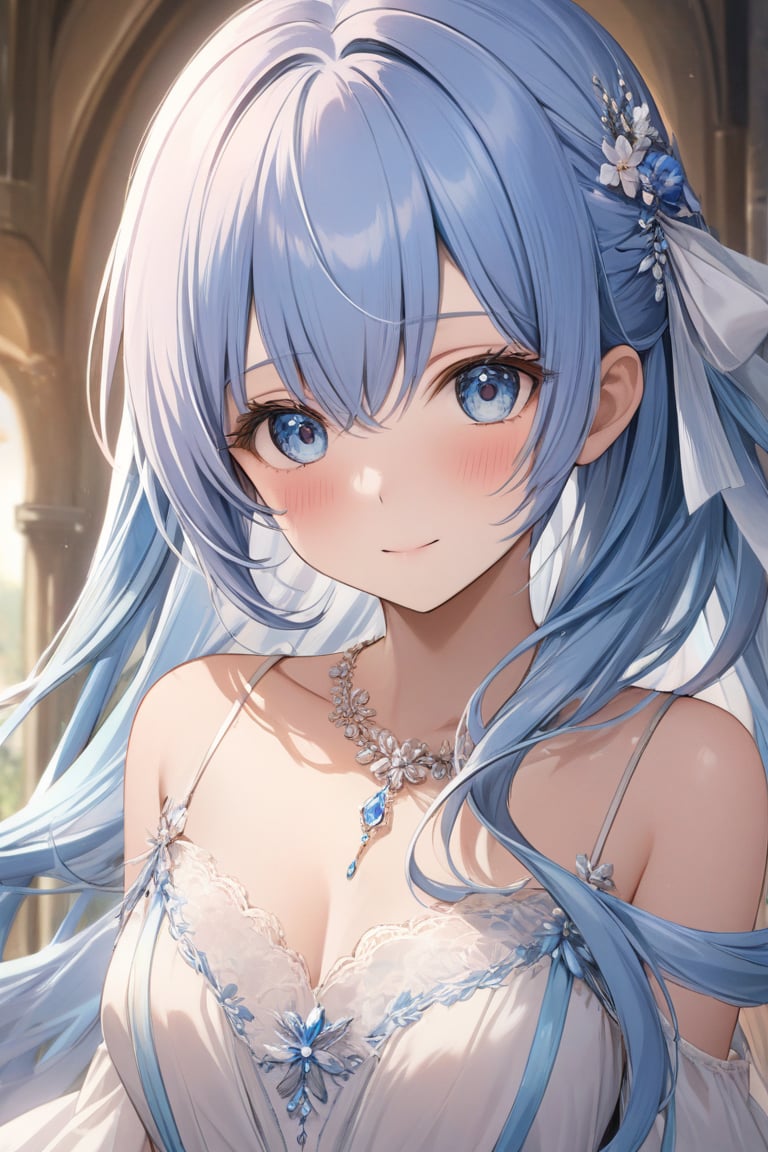 masterpiece, best quality, extremely detailed, (illustration, official art:1.1), 1 girl ,(((( light blue long hair)))), ,(((( light blue long hair)))),light blue hair, , long hair ((blush)) , cute face, , round eyes,big eyes, masterpiece, best quality,(((((a very delicate and beautiful girl))))),Amazing,beautiful detailed eyes,blunt bangs((((little delicate girl)))),tareme(true beautiful:1.2), sense of depth,dynamic angle,,,, affectionate smile, (true beautiful:1.2),,(tiny 1girl model:1.2),)(flat chest), masterpiece, best quality, ultra-detailed, 4K, 8K, best quality, beautiful, pretty , solo,  beautiful eyes, 
BREAK
hyperrealism, (photorealistic detail:1.2), incredible accuracy, lifelike textures, masterful technique, jaw-dropping precision, artistic dedication