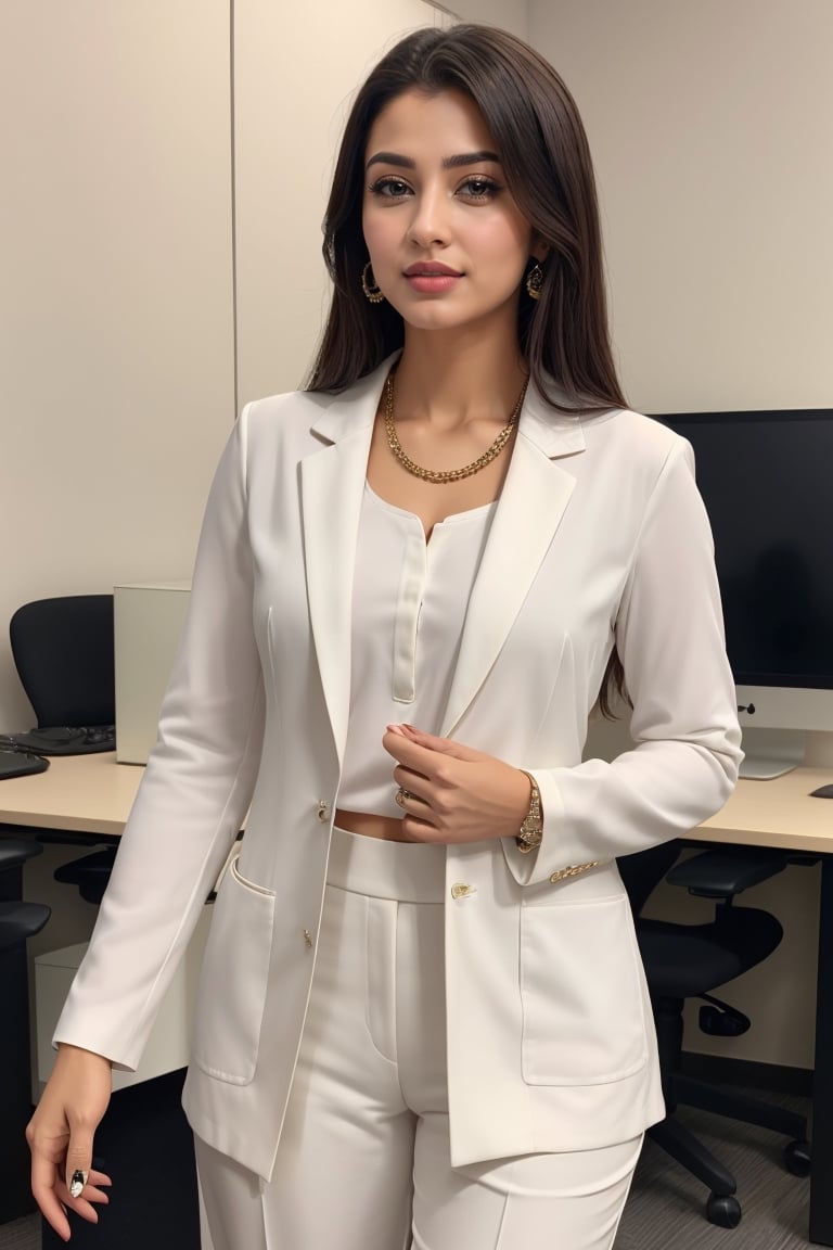 the white suit in the office, a scientist adorned in the elegance of a shalwar kameez commands attention with her striking beauty and extraordinary intelligence. With confidence as her armor, she defies traditional gender roles, unraveling the mysteries of the universe while inspiring change and empowerment