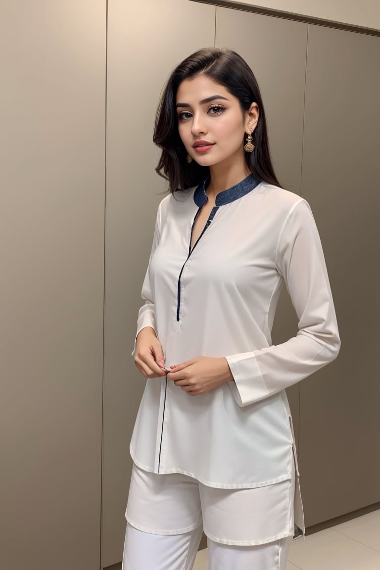 wear jeans and a shirt, a scientist adorned in the elegance of a white shalwar kameez commands attention with her striking beauty and extraordinary intelligence. With confidence as her armor, she defies traditional gender roles, unraveling the mysteries of the universe while inspiring change and empowerment