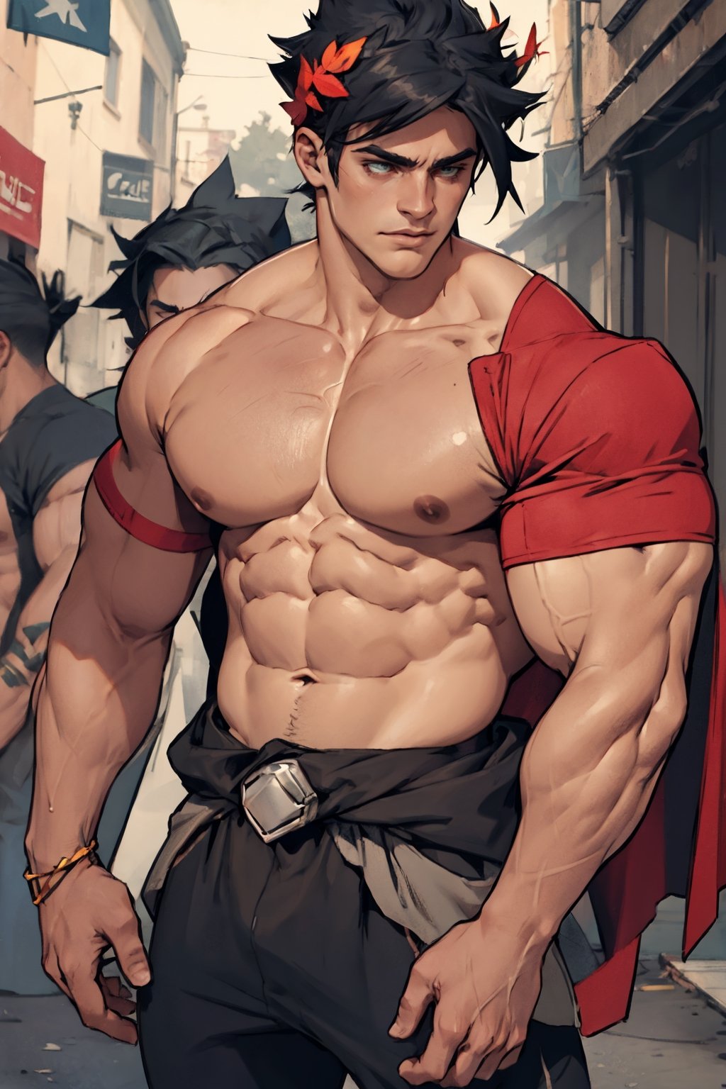 Zagreus with big muscles 