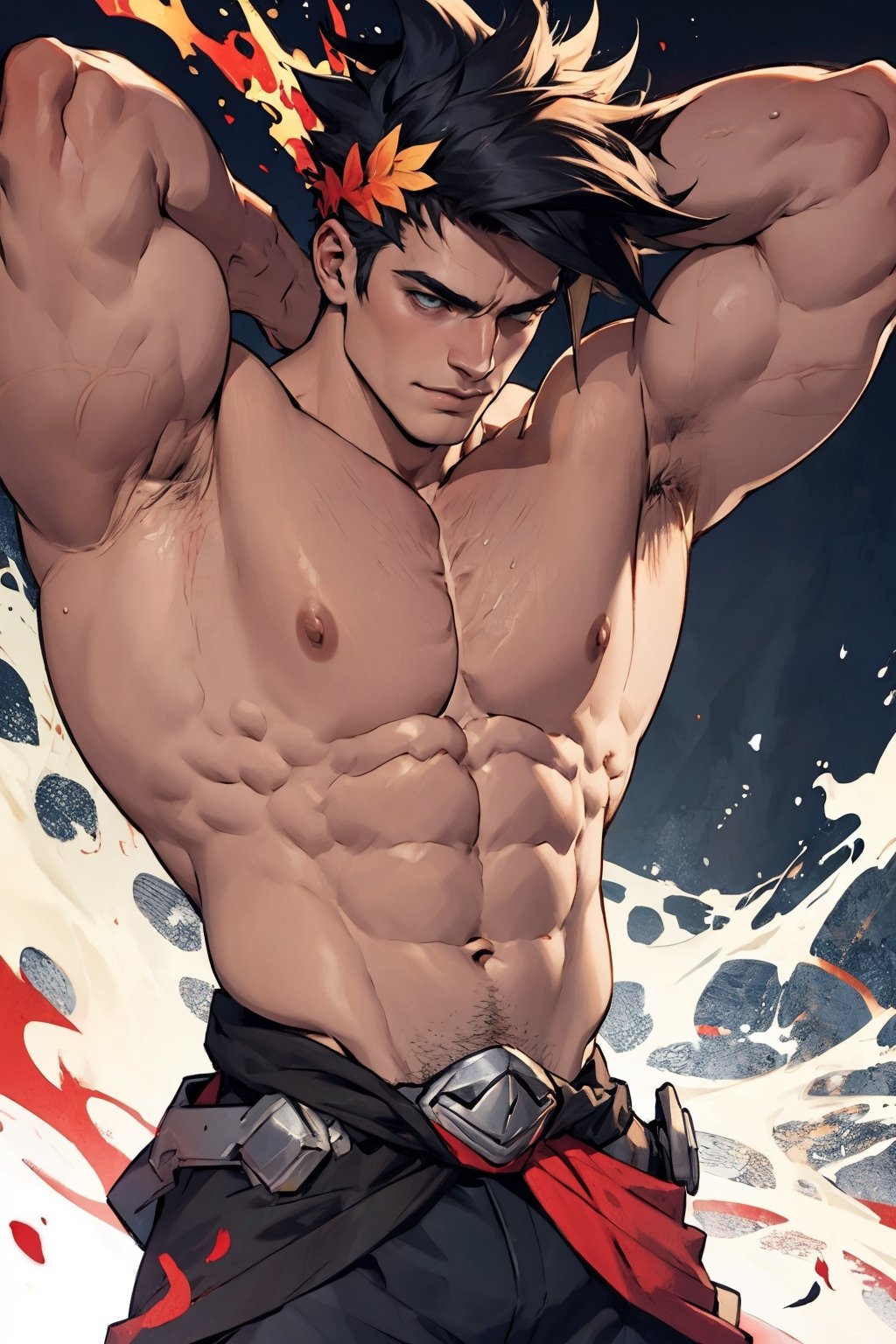 Zagreus with big muscles 