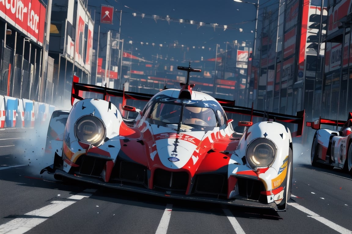 (ultra-detailed, best quality, masterpiece, photo-realistic, 8K wallpaper),cyberpunk and gothic fantastic atmosphere,beautiful formula car on the winding road,It has a lot of winglets,slanted headlights,light on,(Racing car is red with white line decoration.A car with fantasic armored decoration,A winding road with height differences,(front view:1.2),high color
BREAK
(A castle can be seen beyond the deep forest,dark night,light up),ASURADA_GSX,xsty