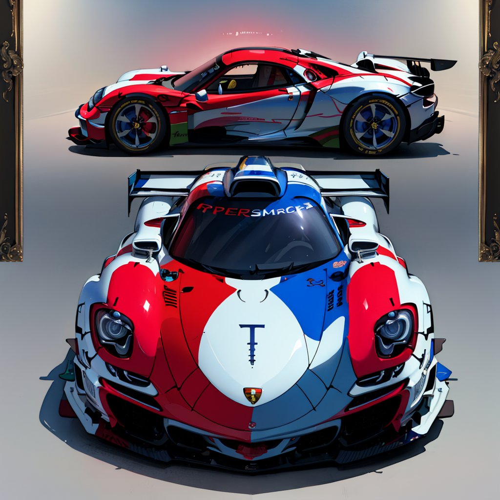 masterpiece,best quality,(art nouveau style watercolor illsturation),car and girl concept art,(art nouveau style colouring racing_car style red porsche 918 Spyder with winglet decoration:1.2),Angelic girl flying above the car
BREAK
(art nouveau style illsturation of One Eiffel Tower,Art Nouveau style picture frame),front view,(French flag:1.2),from front,ASURADA_GSX