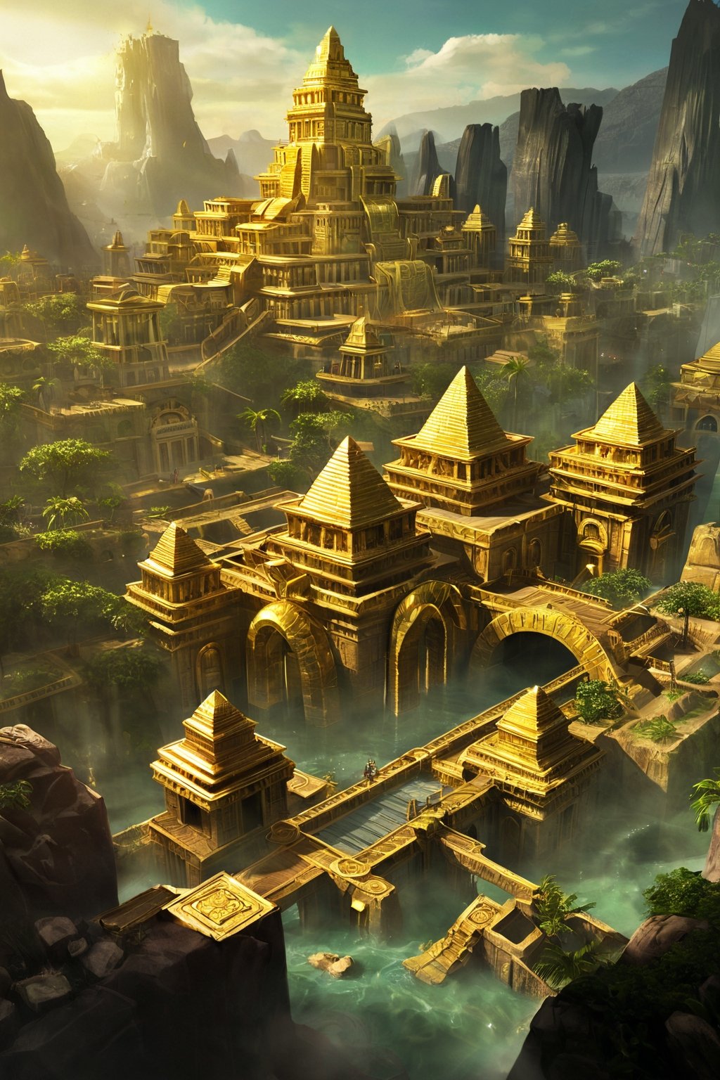 Golden city of El Dorado of legend