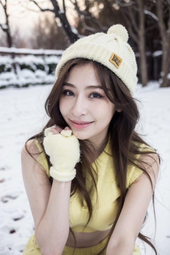 smile,beautiful woman,heavy winter coat,a woolly hat,gloves,holding a snow-white husky,whose fur gleams pristine in the winter sunlight,The woman's demeanor exudes gentleness and affection,a serene winter street,trees lining the sides covered in white snow,warmth and happiness,photo r3alm,Extremely Realistic,(((nsfw, , orgasm smiling,)))
