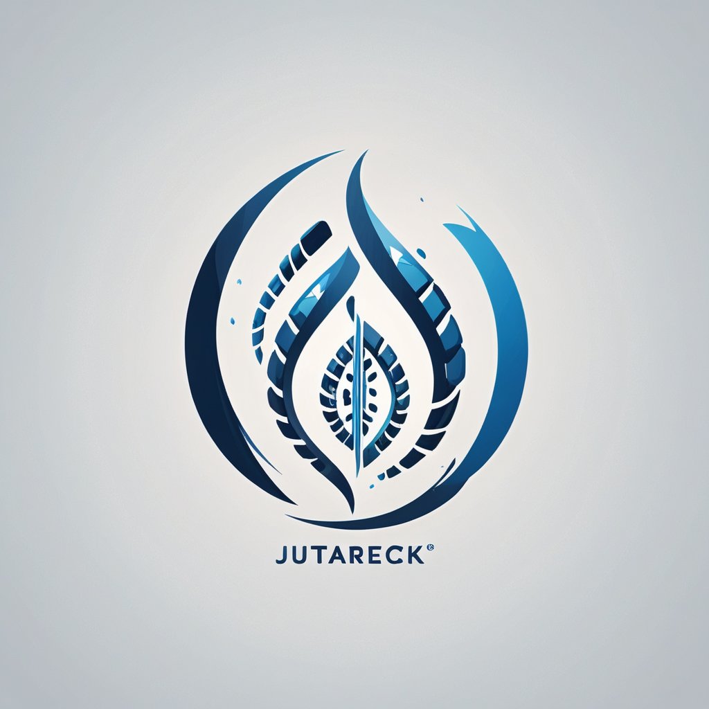 Create a logo for a futuristic biotech company named 'Jutarek Biotech Unlimited.' The logo should have a sleek, modern design with elements that suggest advanced genetics and biotechnology. Incorporate a DNA double helix or a stylized cell structure. The color scheme should be cool and professional, using shades of blue, silver, and white. The logo should convey innovation, science, and cutting-edge technology, and include the company's name in a clean, futuristic font. LOGO. Stenciled on a white wall.