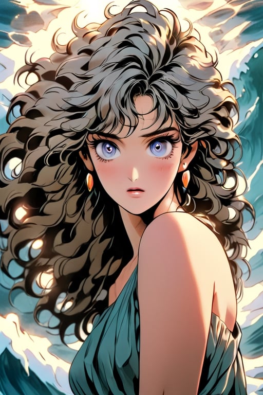 (Best quality,4K,8K,A high resolution,Masterpiece:1.2),Ultra-detailed,(Realistic,Photorealistic,photo-realistic:1.37),narrative,Mature woman,Poseidon,illustration,Gentle expression,Beautiful detailed eyes,beautiful detailed lips,Flowing hair,tranquil ambiance,Warm lighting,Sea background,Vivid colors,Concept artist,mito,ct-niji3,more detail XL