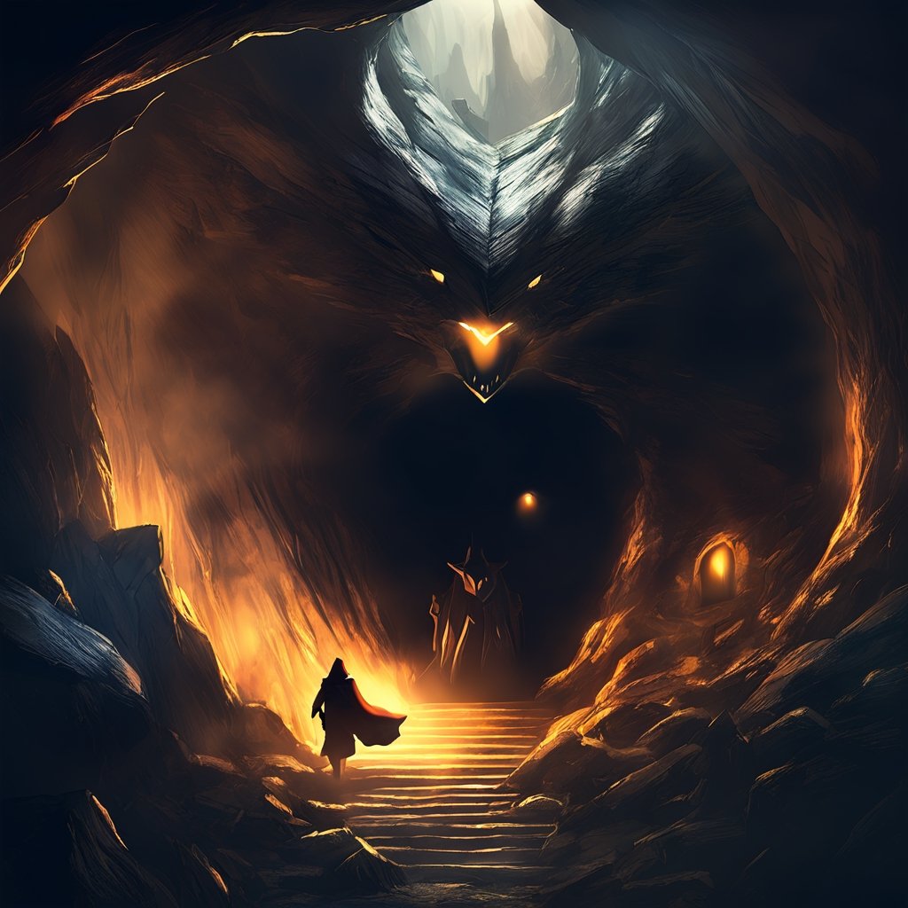 person entering the den,LegendDarkFantasy